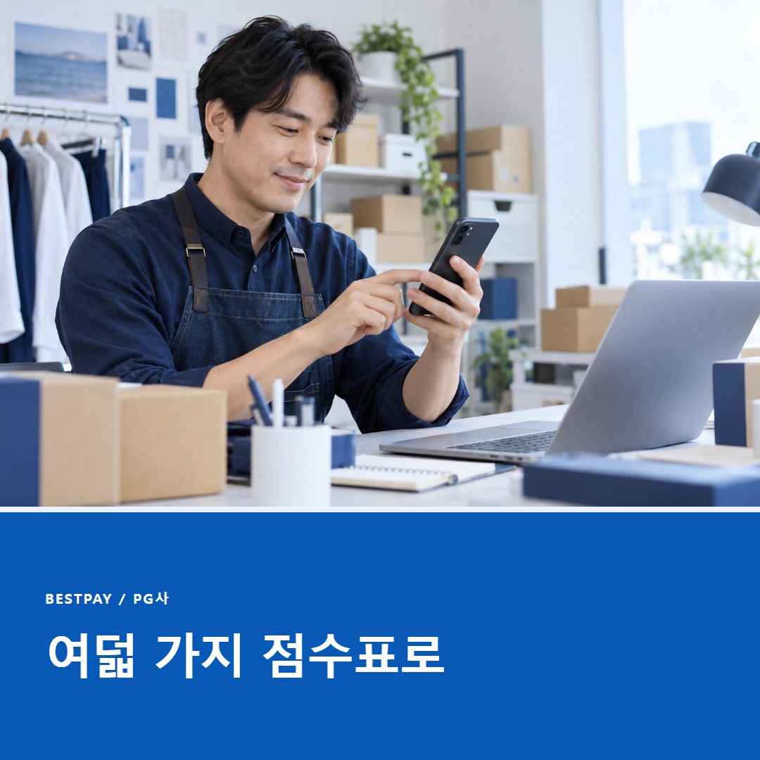 PG사 선택 기준